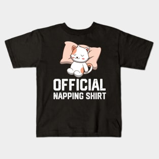 official napping shirt Kids T-Shirt